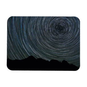 Stjärnspår runt Polaris Ingalls Pass Magnet