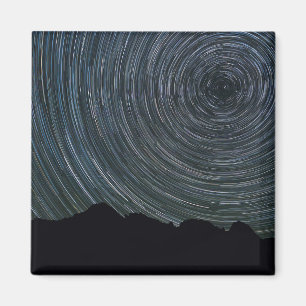 Stjärnspår runt Polaris Ingalls Pass Magnet