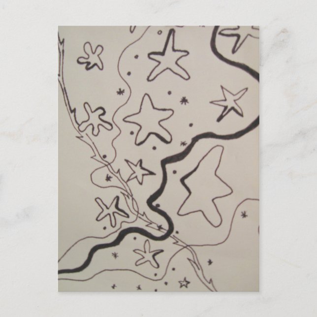 Stjärnspår Vykort (Framsida)