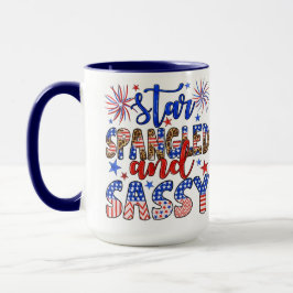 Stjärnsprängd och sassy specialdesign mugg