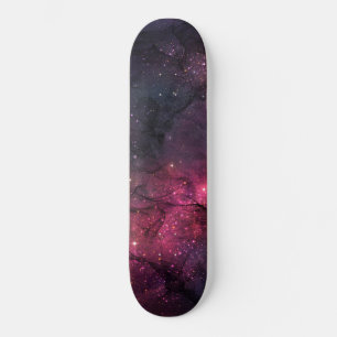 Stjärnstenar Rymden Galaxy Planetégen Mönster Mini Skateboard Bräda 18,5 Cm