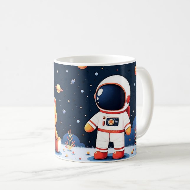 Stjärnstoft Berg Rymdutforskare Kaffemugg (Framsida höger)