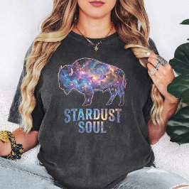 Stjärnstoft Själ Galax Buffalo Himmelsk Djur T Shirt
