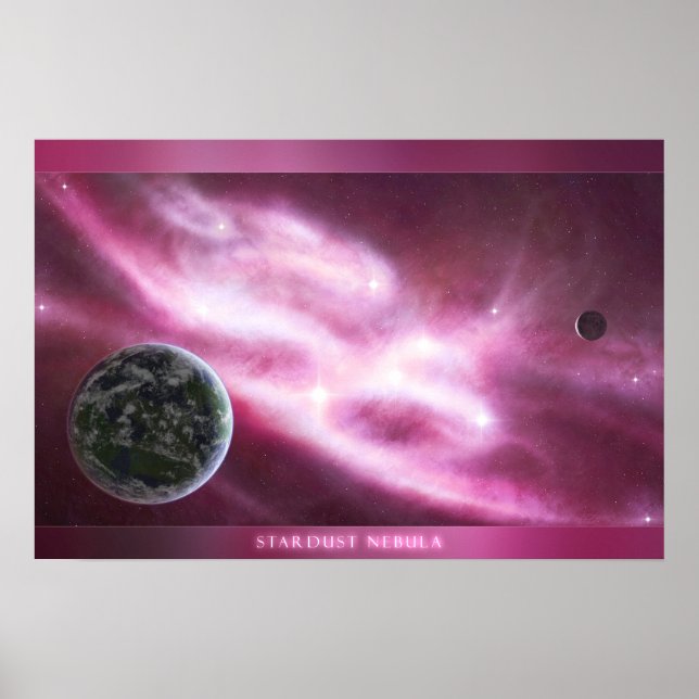Stjärnstoftnebulosan Poster (Framsidan)