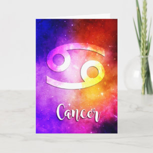 Stjärntecken : Cancer Godis Space Kort