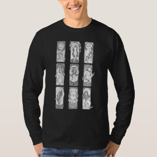 Stjärntecken Esoterisk Karaktärs Art Design T Shirt