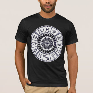 Stjärntecken Hjul Mandala Grafisk Konst T Shirt
