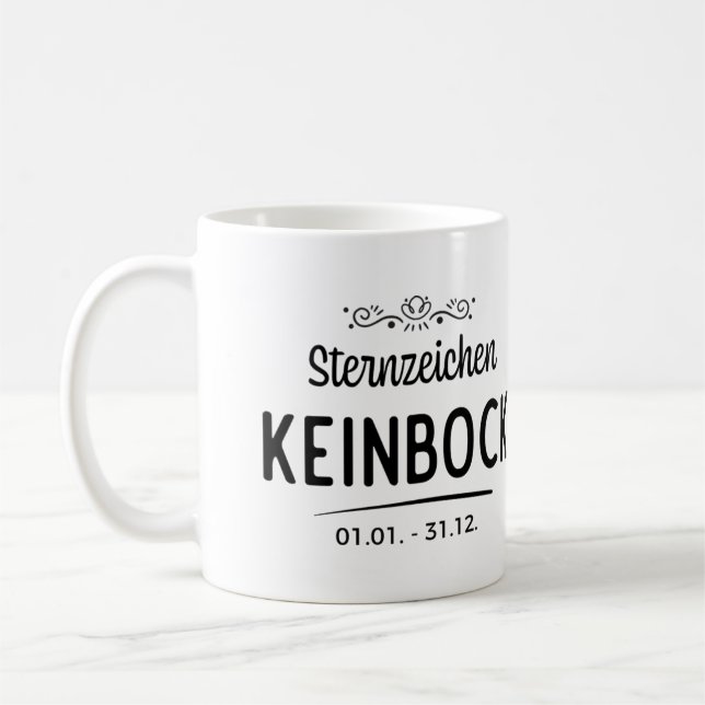 Stjärntecken ingen lust rolig presentidé  kaffemugg (Vänster)