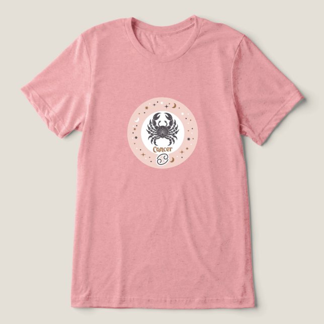 Stjärntecken Kräftan T Shirt (Design Framsida)