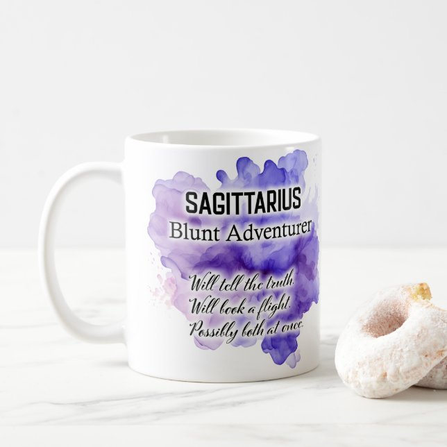 Stjärntecken Kvinnor, Skytten Kaffemugg (Med munk)