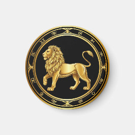 Stjärntecken Leo-emblem Magnet