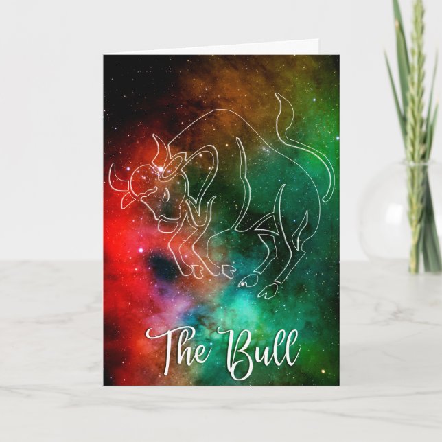Stjärntecken : Oxen 'Turen' Kort (Framsida)