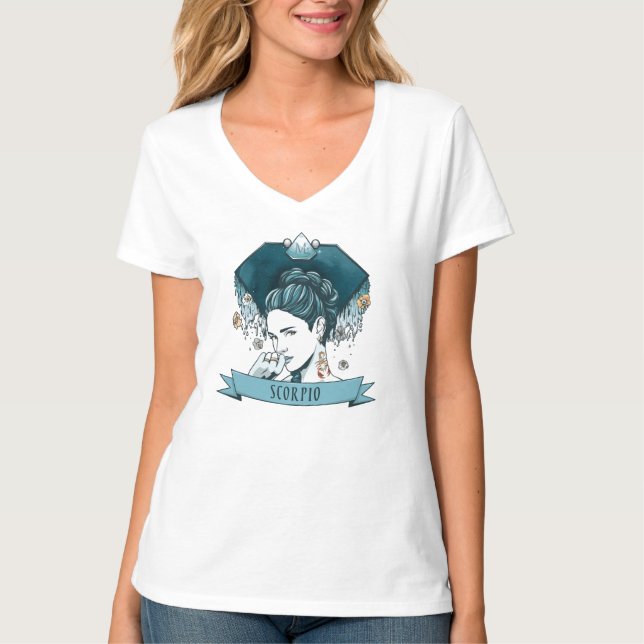 Stjärntecken - SKORPIONEN T Shirt (Framsida)