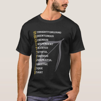 Stjärntecken Skytten Stjärnbild Födelsedags Horosk T Shirt