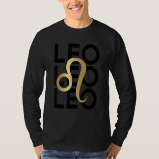 Stjärntecken Symbol Horoskop Lejon Leo T Shirt