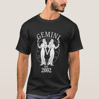 Stjärntecken Tvillingar födda 2002 T Shirt