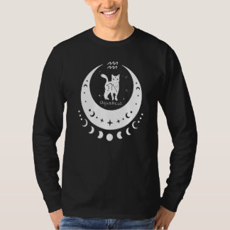 Stjärntecken Vattumannen Horoskop Astrologi Katt H T Shirt