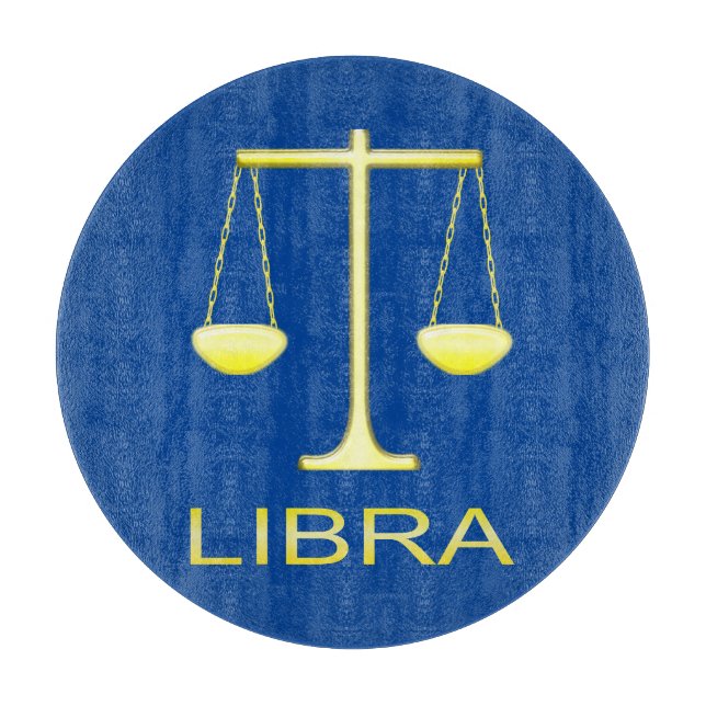 Stjärntecknet Libra Golden Scales (Framsidan)