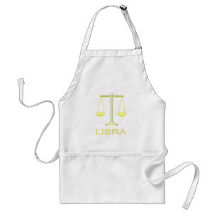 Stjärntecknet Libra Golden Scales Förkläde