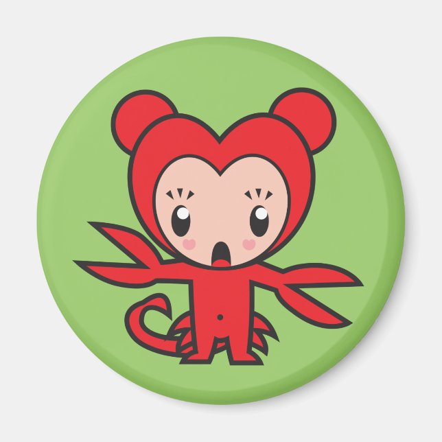 Stjärntecknets tecken - Scorpio Magnet (Framsidan)