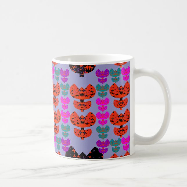 Stjärntulpaner Kaffemugg (Höger)