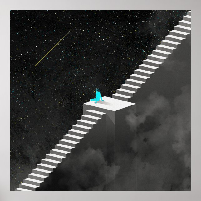 Stjärnväg till trapporna poster (Framsidan)