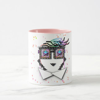 Stjärnvit Ögon Classic White Roligt Mugg