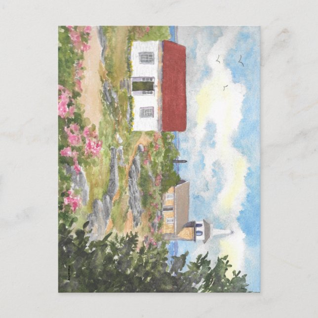 Stjäröns rumsvy Vy vid Isle of Shoals NH Vykort (Framsida)