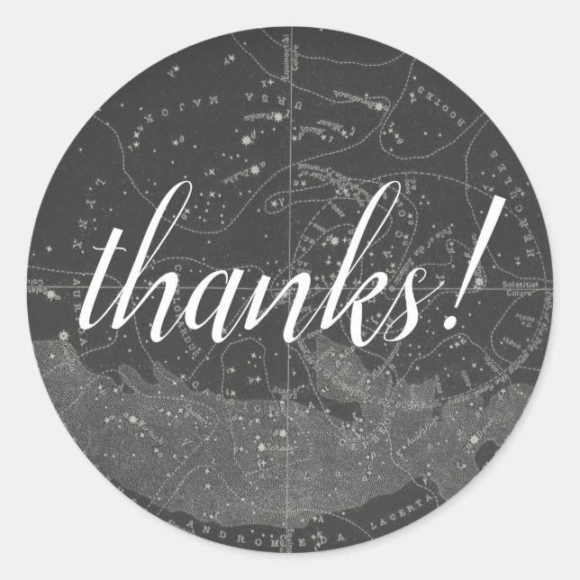 Stjärtetikett Runt Klistermärke (Framsida)