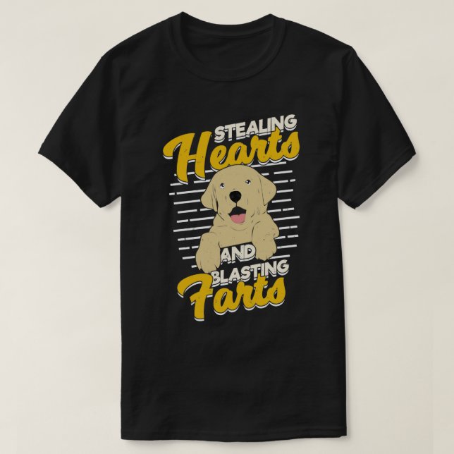 Stjärthjärnar och kastanjor Labrador Gift T Shirt (Design framsida)
