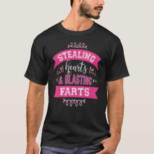 Stjärthjärnar och sprängschaktuppsättningar, under t shirt