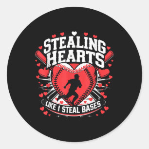 Stjärthjärnar som jag Steal Bases, en fin baskebol Runt Klistermärke