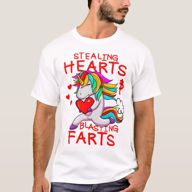 Stjärthjärtan och blåstötar t shirt (Framsida)