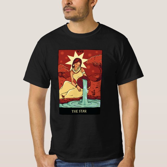 Stjärtkort T Shirt (Framsida)
