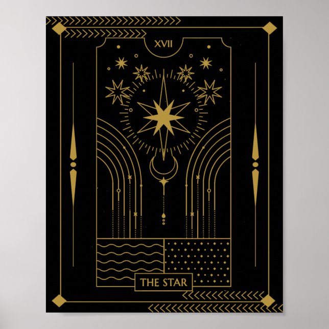 Stjärtkortskonst, Celestial Poster (Framsidan)