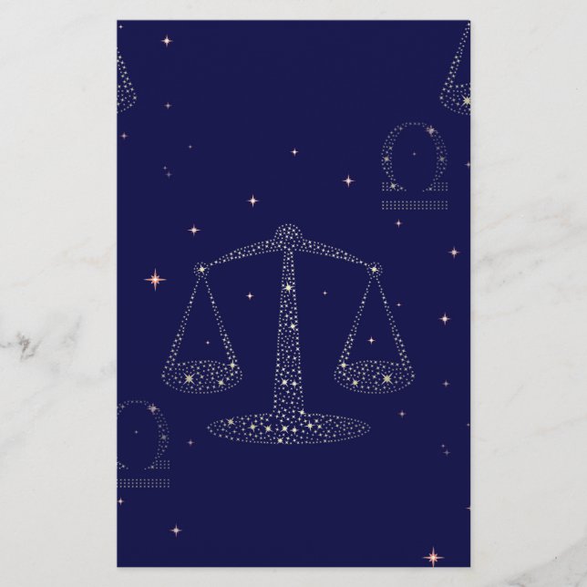 stjärtlibra brevpapper (Framsida)