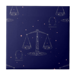 stjärtlibra kakelplatta