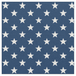 Stjärtspridd 1/2-tums Stars Blue USA Tyg