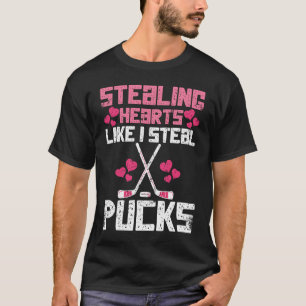 Stjärtvårtor som jag Steal Pucks Funny Hockey T Shirt