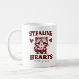 Stjärtvårtor varje dag Cute Cat Vday Pet Animal Kaffemugg
