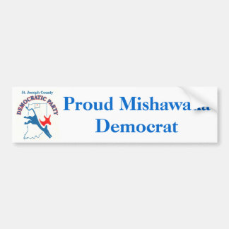 StJoeCountyDemslogo stolt Mishawaka demokrat Bildekal