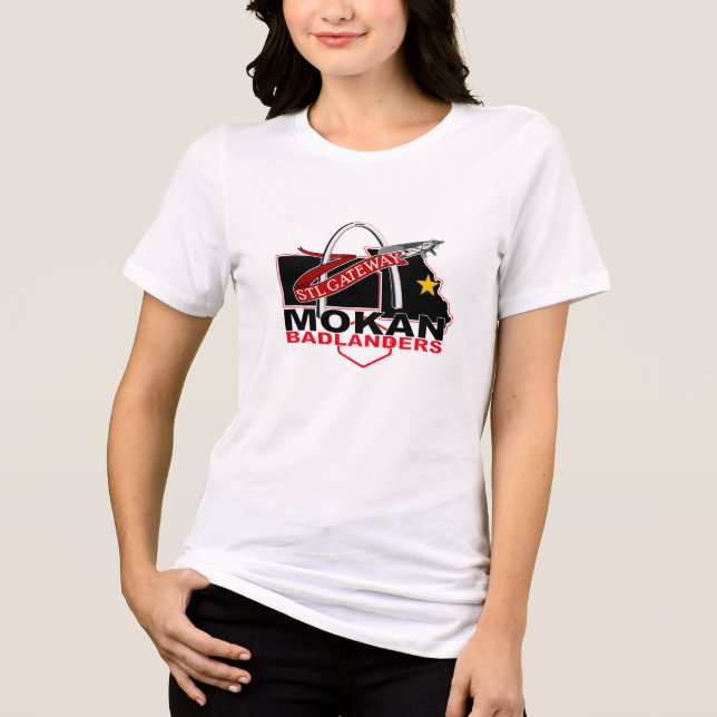 STL Gateway Badlanders Centrerad T Shirt (Framsida)