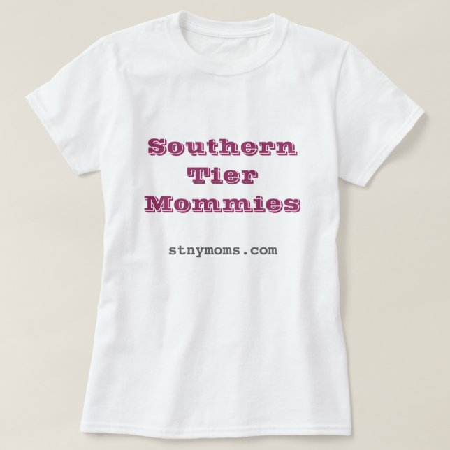 Stm-skjorta - lilatryck tee shirt (Design framsida)