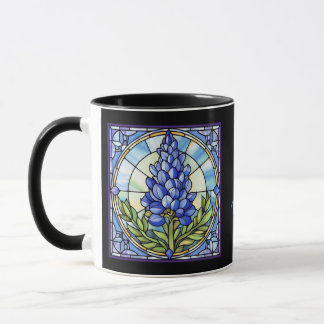 Stmålat glas Texas Bluebonnet True Blue Friend Mugg