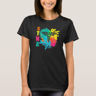 STNA Caduceus State Testade sjuksköterskeassistent T Shirt