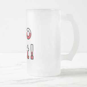 Sto Lat polska Flagga Frostat Ölglas