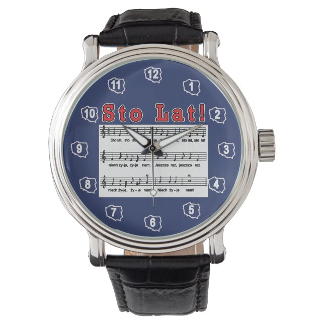 Sto Lat! Sång Armbandsur (Framsida)