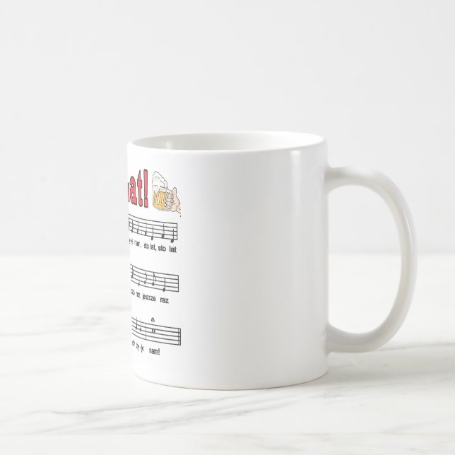 Sto Lat! Sång med öl Mugg (Höger)