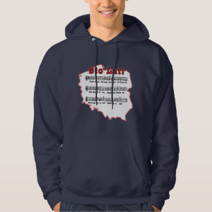 Sto Lat! Sång Polska Karta Hoodie