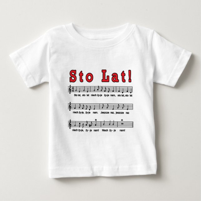 Sto Lat! Sång T-shirt (Framsida)